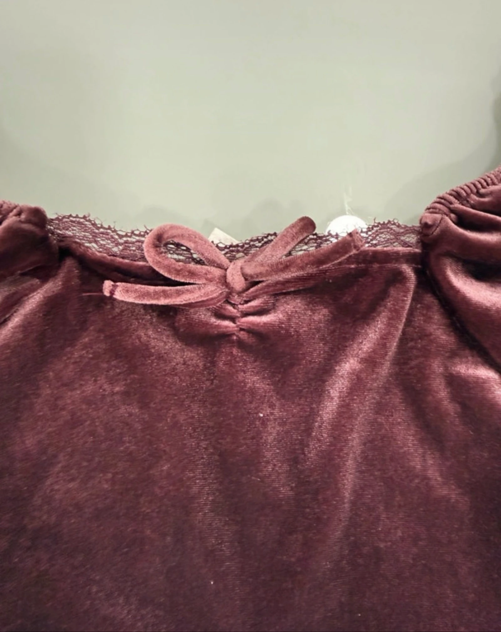 Body em veludo / Body en velours – photo 5